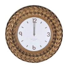 60cm Gaia Bamboo Wall Clock